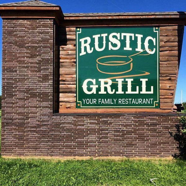 Sharolyn Motel & Restaurant - Rustic Grill Sign - Uses Original Structure Of Sharolyn Motel Sign (newer photo)